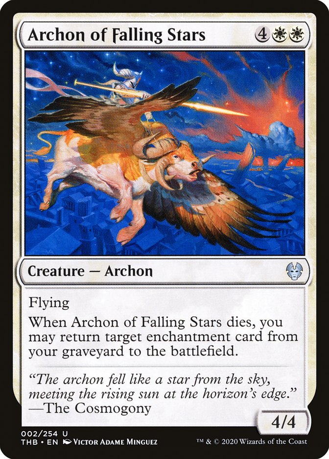 Archon of Falling Stars [Theros Beyond Death] | Yard's Games Ltd