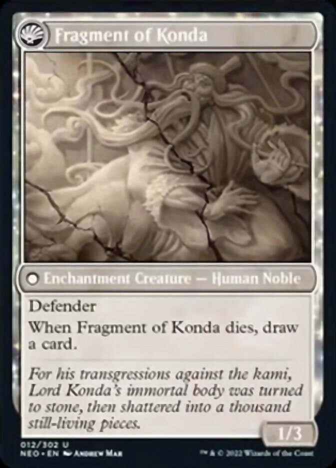 The Fall of Lord Konda // Fragment of Konda [Kamigawa: Neon Dynasty] | Yard's Games Ltd
