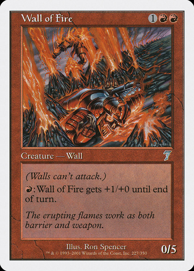 Wall of Fire [Seventh Edition] | Yard's Games Ltd