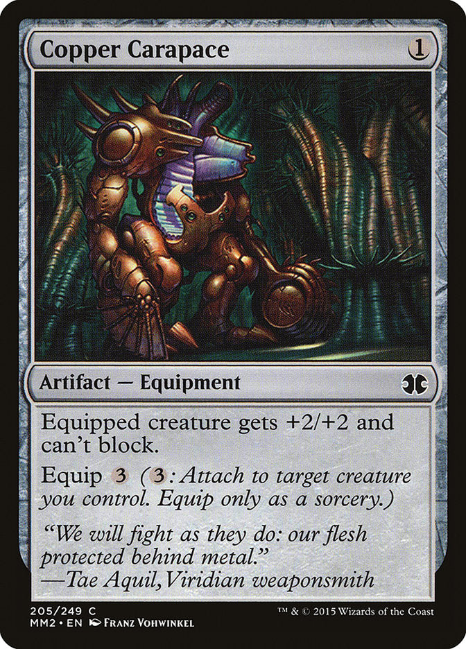 Copper Carapace [Modern Masters 2015] | Yard's Games Ltd
