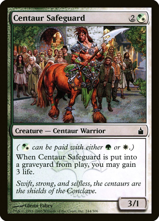 Centaur Safeguard [Ravnica: City of Guilds] | Yard's Games Ltd