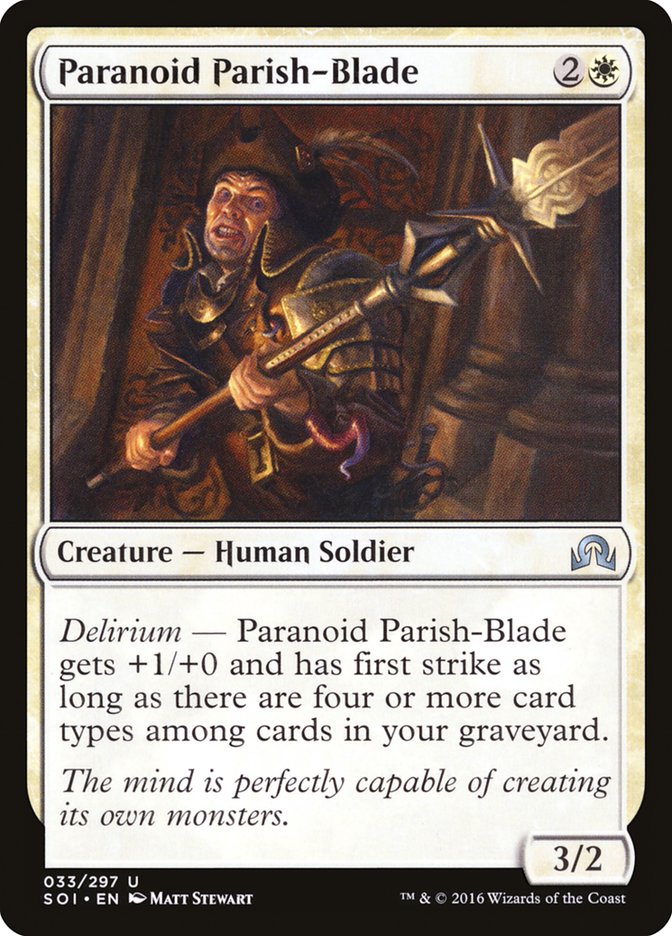 Paranoid Parish-Blade [Shadows over Innistrad] | Yard's Games Ltd