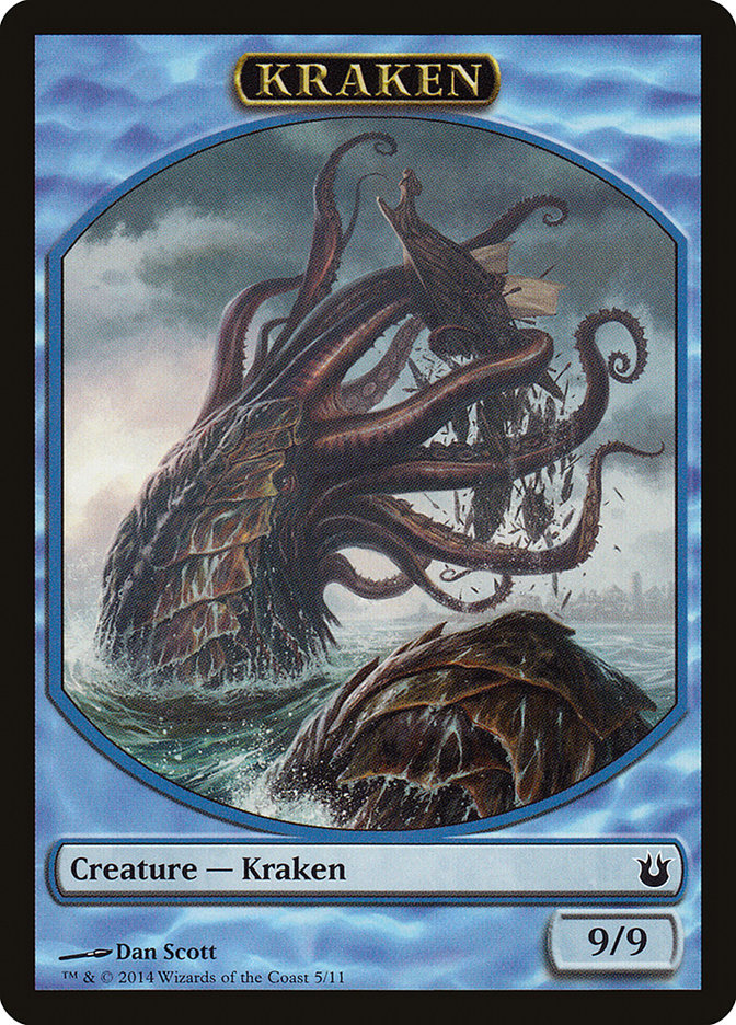 Kraken Token [Born of the Gods Tokens] | Yard's Games Ltd