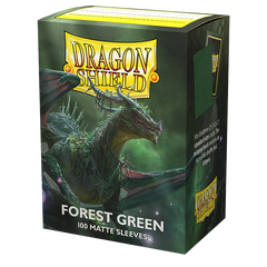 Dragon Shield: Standard 100ct Sleeves - Forest Green (Matte) | Yard's Games Ltd