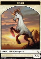 Horse // Warrior Double-Sided Token [Hour of Devastation Tokens] | Yard's Games Ltd