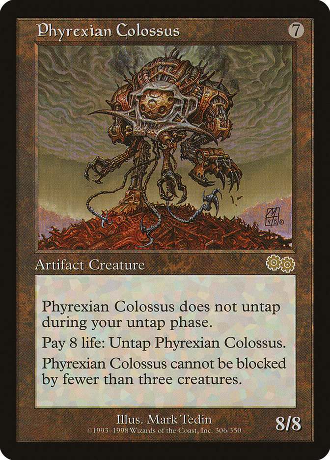 Phyrexian Colossus [Urza's Saga] | Yard's Games Ltd