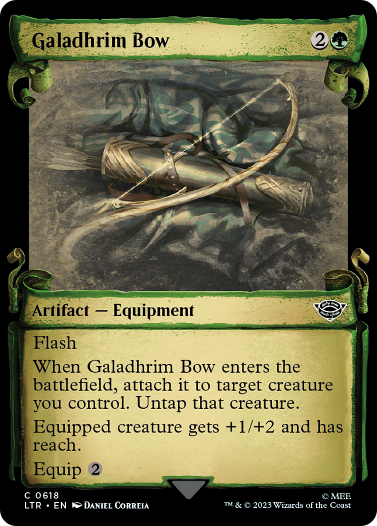 Galadhrim Bow [The Lord of the Rings: Tales of Middle-Earth Showcase Scrolls] | Yard's Games Ltd