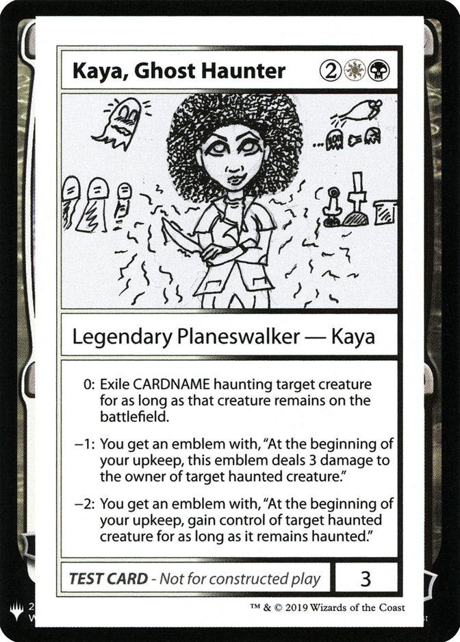 Kaya, Ghost Haunter [Mystery Booster Playtest Cards] | Yard's Games Ltd