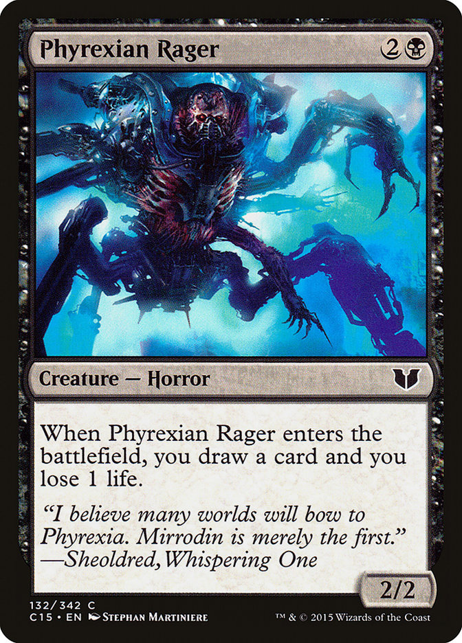 Phyrexian Rager [Commander 2015] | Yard's Games Ltd