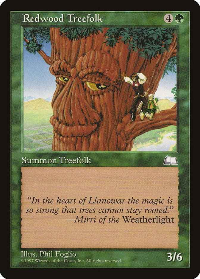 Redwood Treefolk [Weatherlight] | Yard's Games Ltd