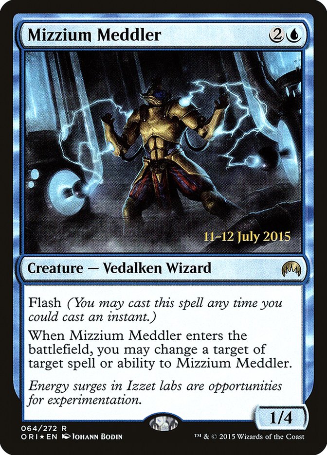 Mizzium Meddler [Magic Origins Prerelease Promos] | Yard's Games Ltd