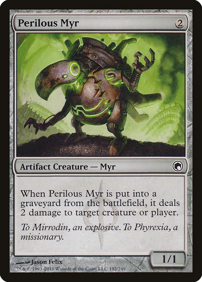 Perilous Myr [Scars of Mirrodin] | Yard's Games Ltd