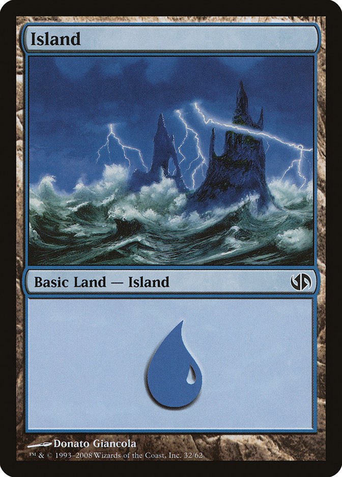 Island (32) [Duel Decks: Jace vs. Chandra] | Yard's Games Ltd