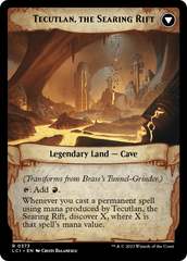 Brass's Tunnel-Grinder // Tecutlan, The Searing Rift (Extended Art) [The Lost Caverns of Ixalan] | Yard's Games Ltd