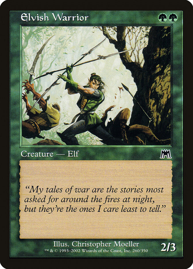 Elvish Warrior [Onslaught] | Yard's Games Ltd
