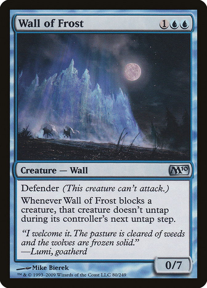 Wall of Frost [Magic 2010] | Yard's Games Ltd