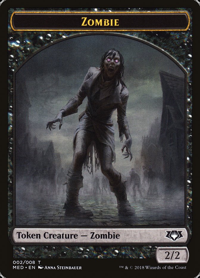 Zombie Token [Mythic Edition Tokens] | Yard's Games Ltd