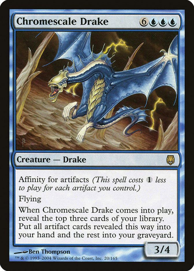 Chromescale Drake [Darksteel] | Yard's Games Ltd