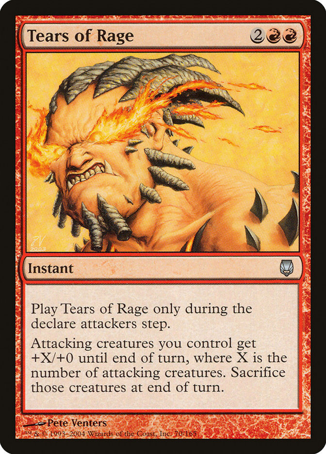 Tears of Rage [Darksteel] | Yard's Games Ltd
