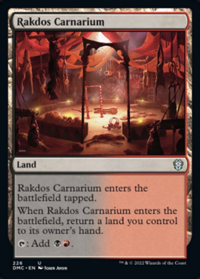 Rakdos Carnarium [Dominaria United Commander] | Yard's Games Ltd