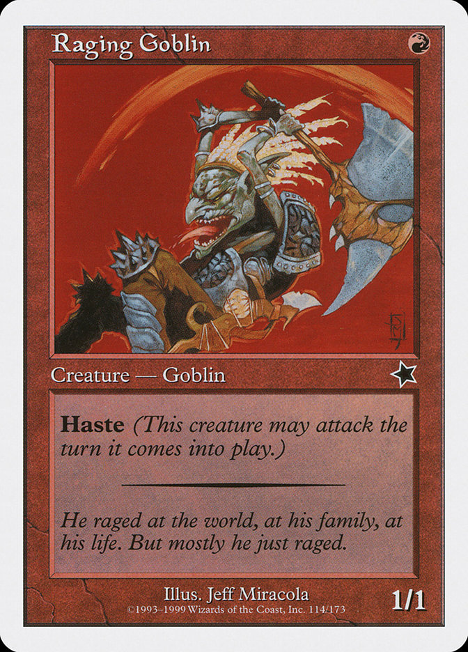 Raging Goblin [Starter 1999] | Yard's Games Ltd
