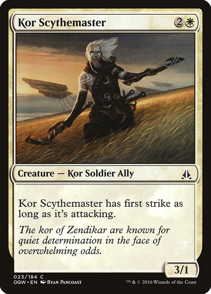 Kor Scythemaster [Oath of the Gatewatch] | Yard's Games Ltd