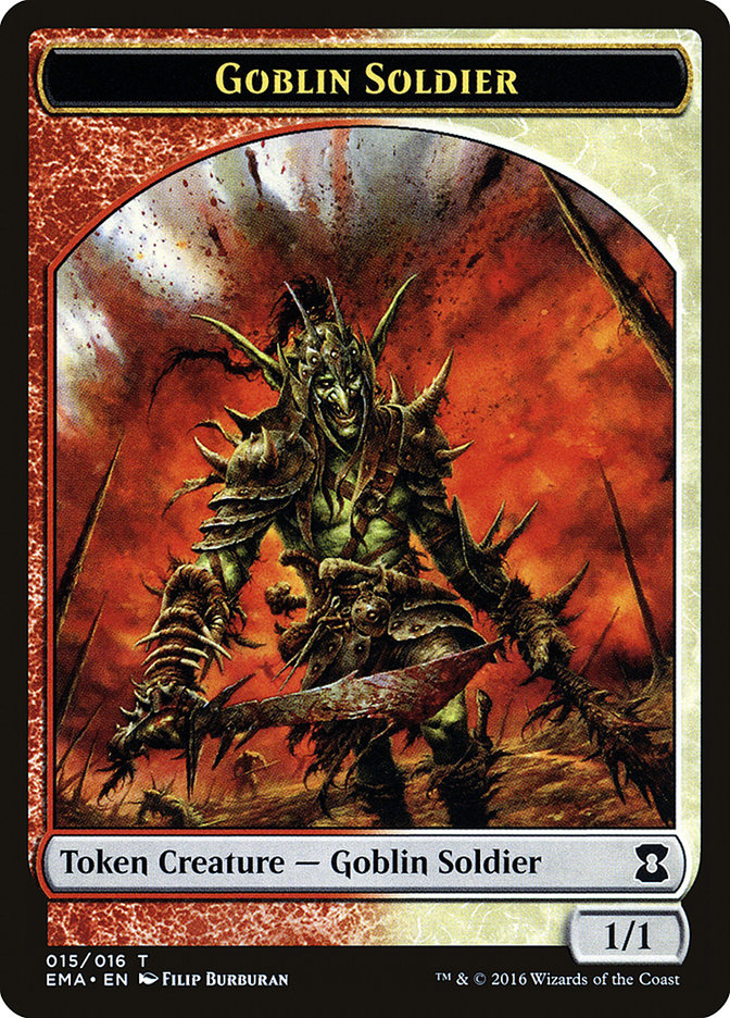 Goblin Soldier Token [Eternal Masters Tokens] | Yard's Games Ltd