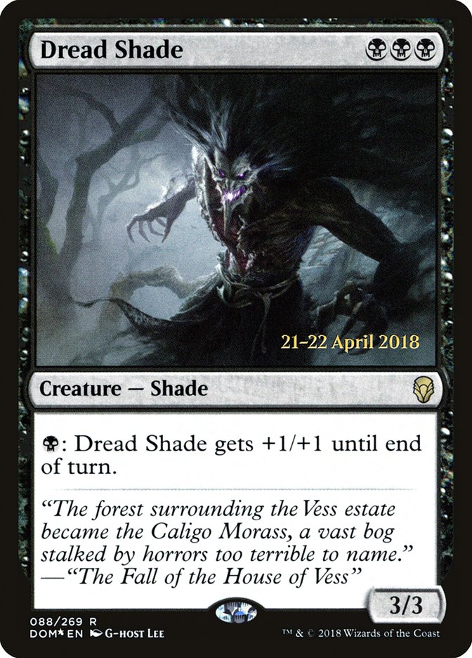 Dread Shade [Dominaria Prerelease Promos] | Yard's Games Ltd