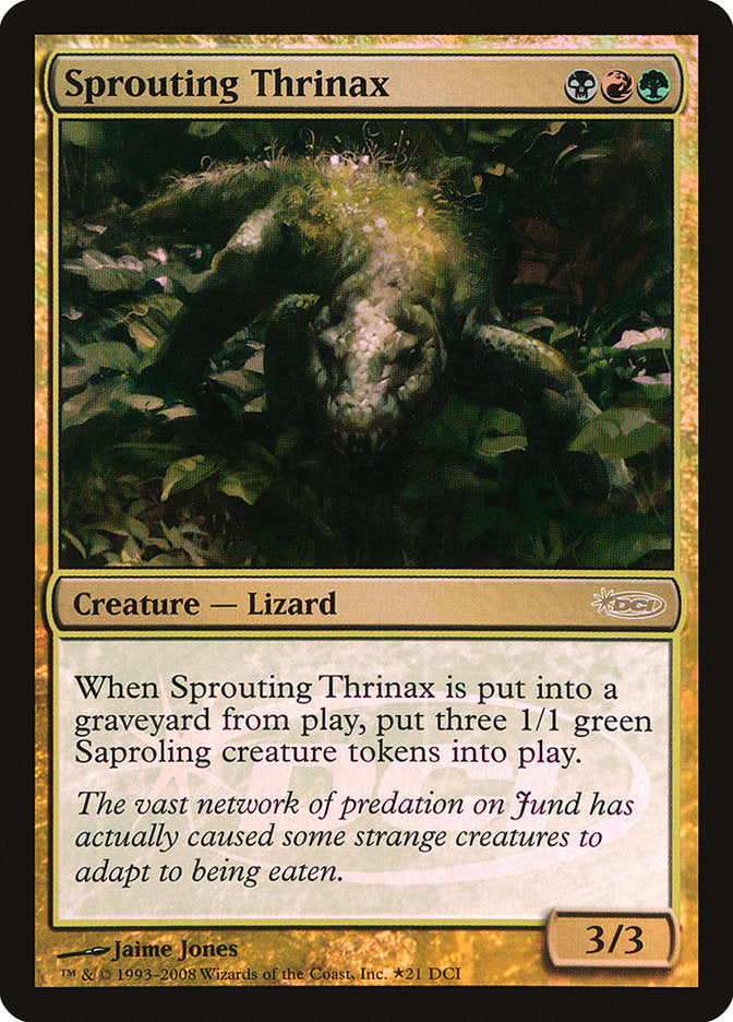 Sprouting Thrinax [Wizards Play Network 2008] | Yard's Games Ltd