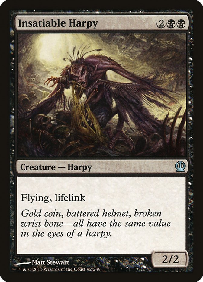 Insatiable Harpy [Theros] | Yard's Games Ltd