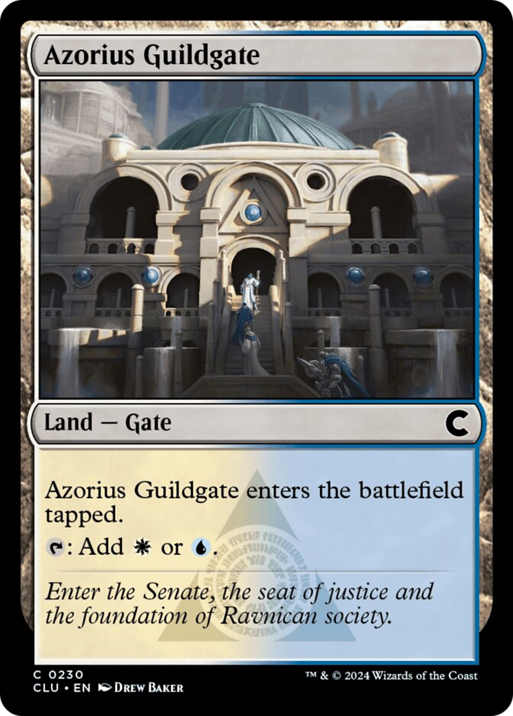 Azorius Guildgate [Ravnica: Clue Edition] | Yard's Games Ltd