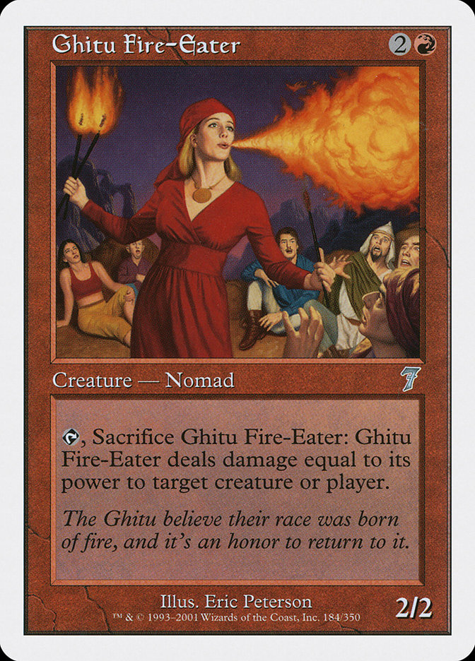 Ghitu Fire-Eater [Seventh Edition] | Yard's Games Ltd