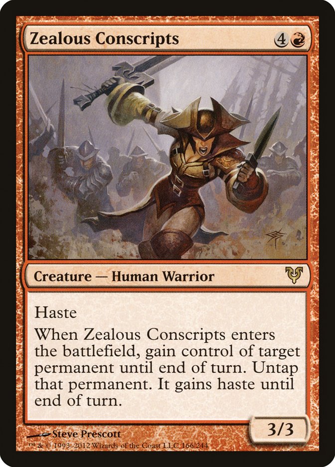 Zealous Conscripts [Avacyn Restored] | Yard's Games Ltd