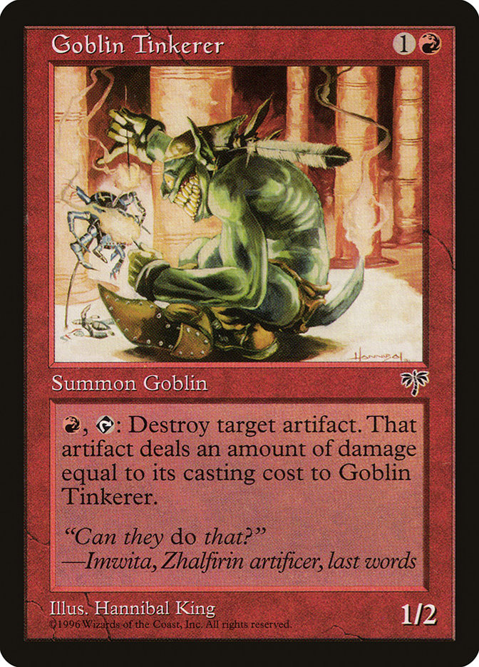 Goblin Tinkerer [Mirage] | Yard's Games Ltd