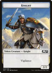 Beast // Knight Double-Sided Token [Core Set 2021 Tokens] | Yard's Games Ltd