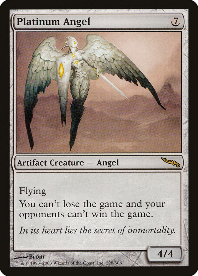 Platinum Angel [Mirrodin] | Yard's Games Ltd