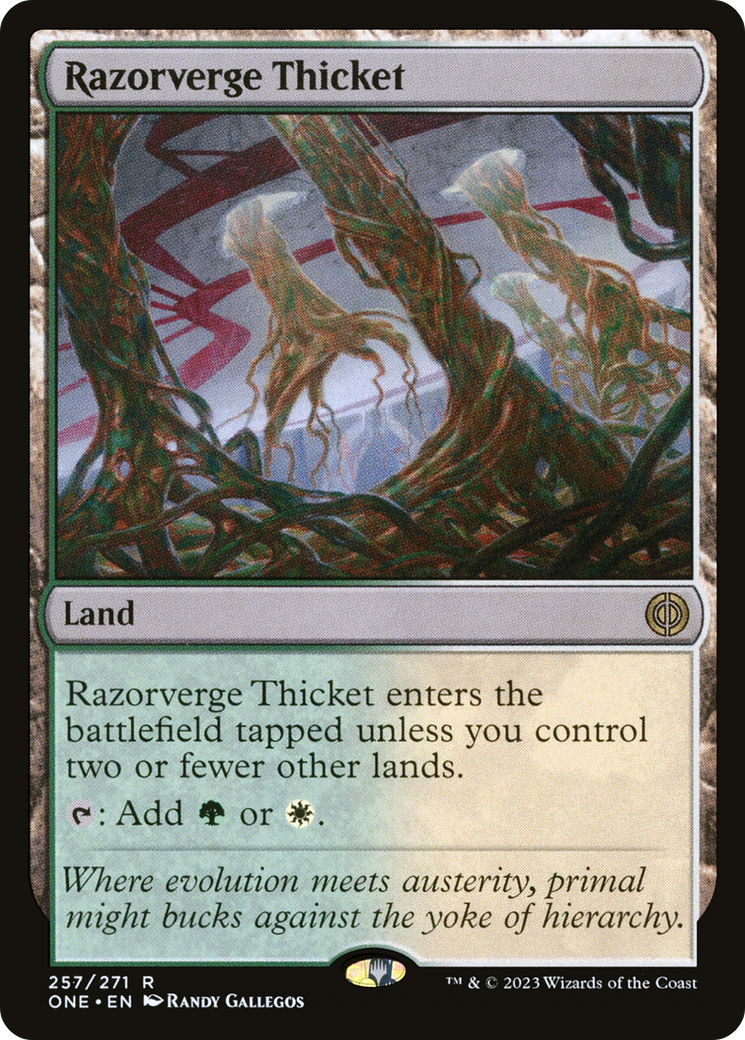 Razorverge Thicket [Phyrexia: All Will Be One] | Yard's Games Ltd