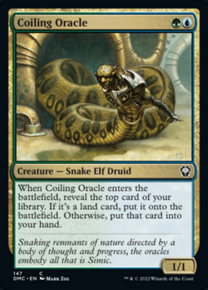 Coiling Oracle [Dominaria United Commander] | Yard's Games Ltd