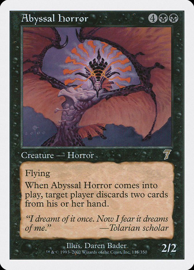 Abyssal Horror [Seventh Edition] | Yard's Games Ltd