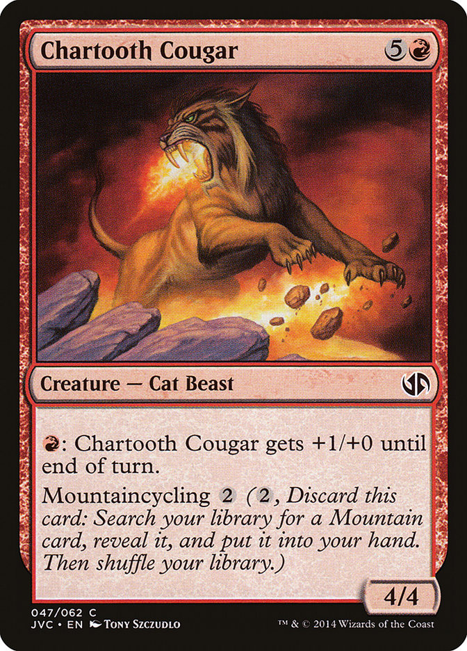 Chartooth Cougar [Duel Decks Anthology] | Yard's Games Ltd