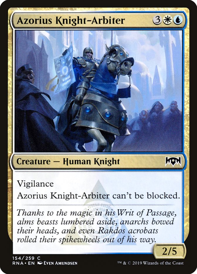 Azorius Knight-Arbiter [Ravnica Allegiance] | Yard's Games Ltd