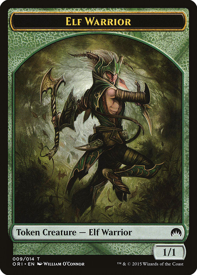 Elf Warrior Token [Magic Origins Tokens] | Yard's Games Ltd