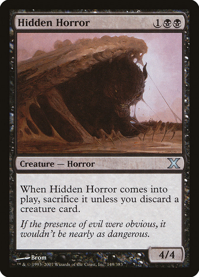 Hidden Horror [Tenth Edition] | Yard's Games Ltd