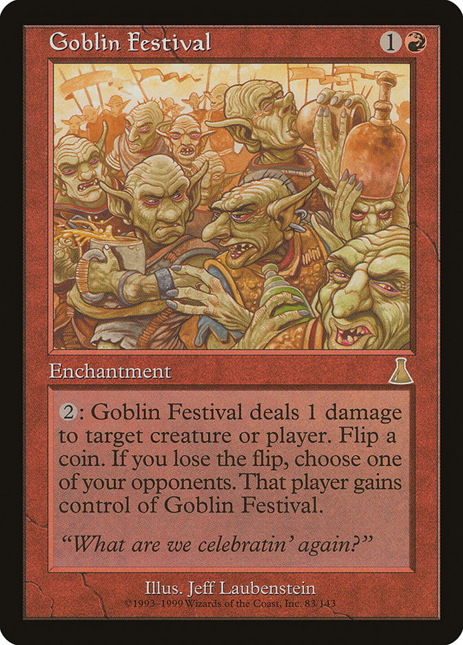 Goblin Festival [Urza's Destiny] | Yard's Games Ltd