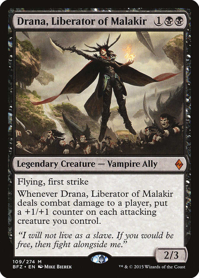 Drana, Liberator of Malakir [Battle for Zendikar] | Yard's Games Ltd