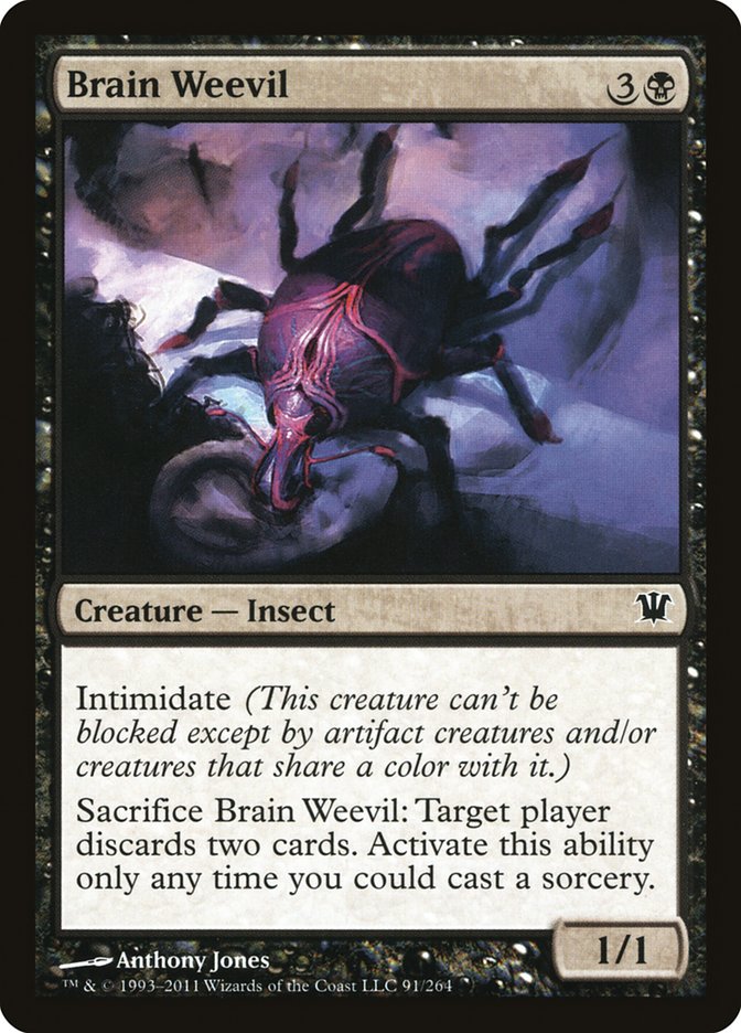 Brain Weevil [Innistrad] | Yard's Games Ltd