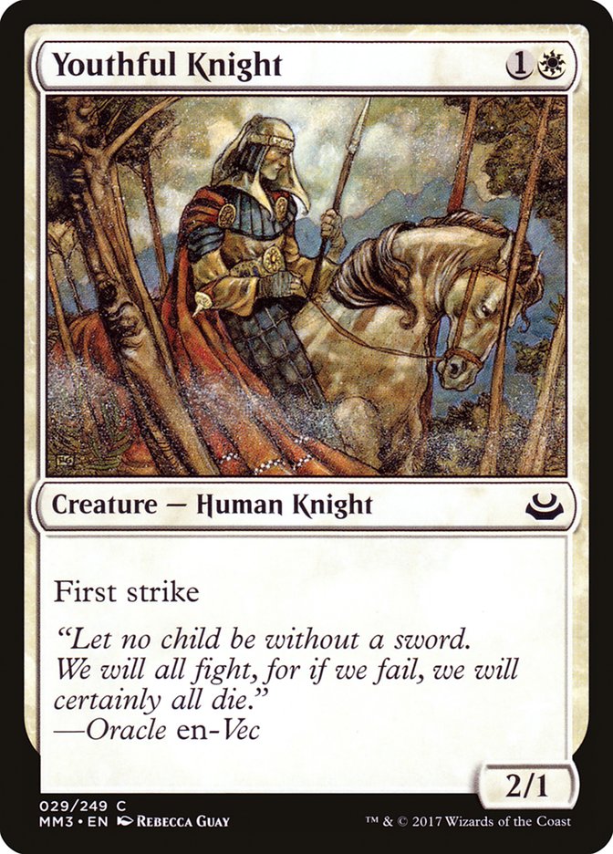 Youthful Knight [Modern Masters 2017] | Yard's Games Ltd