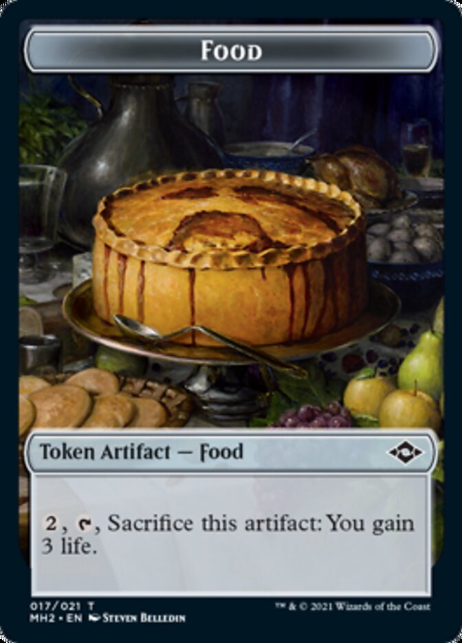Food (17) // Thopter Double-Sided Token [Modern Horizons 2 Tokens] | Yard's Games Ltd