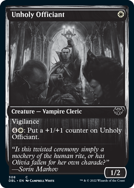 Unholy Officiant [Innistrad: Double Feature] | Yard's Games Ltd