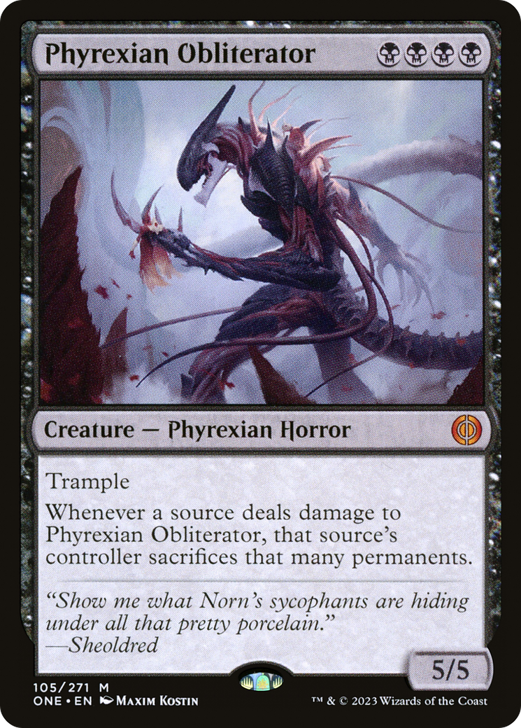 Phyrexian Obliterator [Phyrexia: All Will Be One] | Yard's Games Ltd